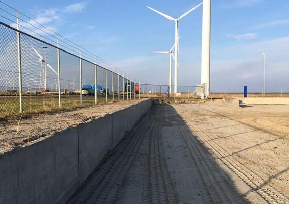 Aanleg terreinverharding Beatrixkade Eemshaven