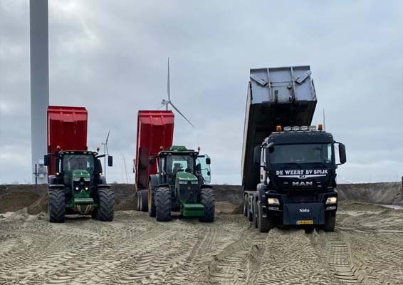 trekkers vrachtwagen weert