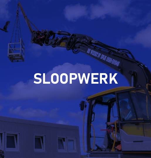 Sloopwerk door de Weert BV