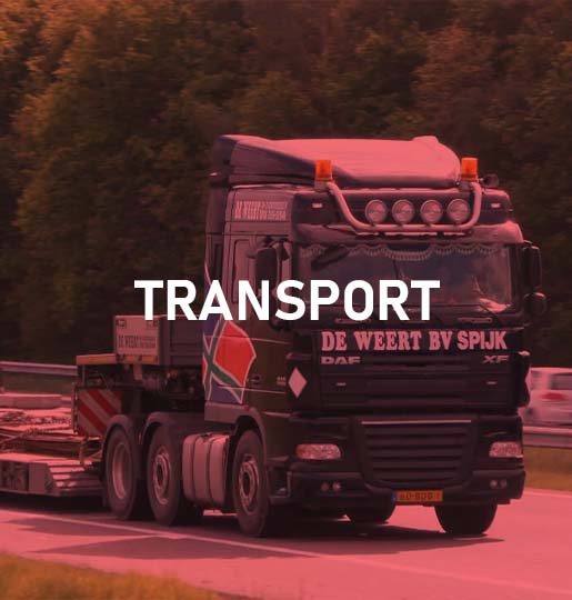 Transport door De Weert BV